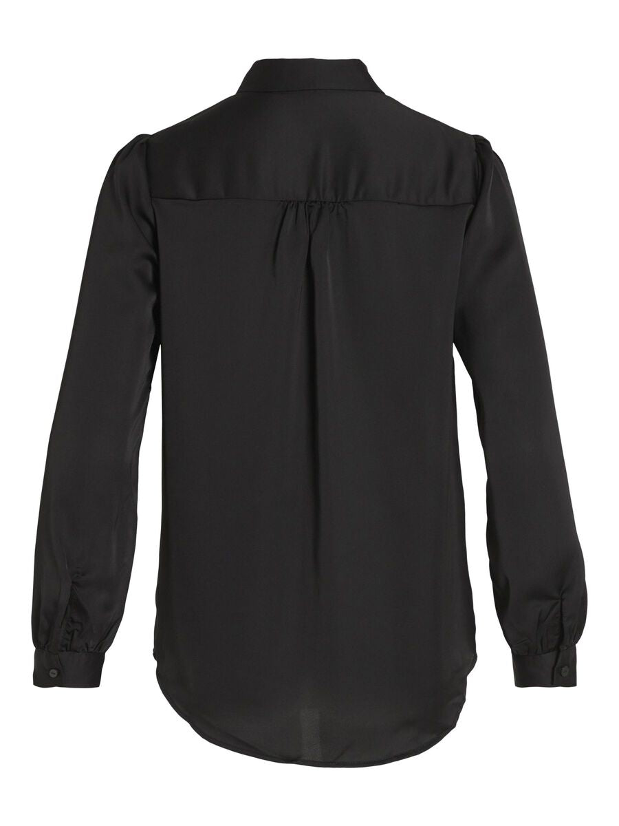 Chemise satin Luna Black