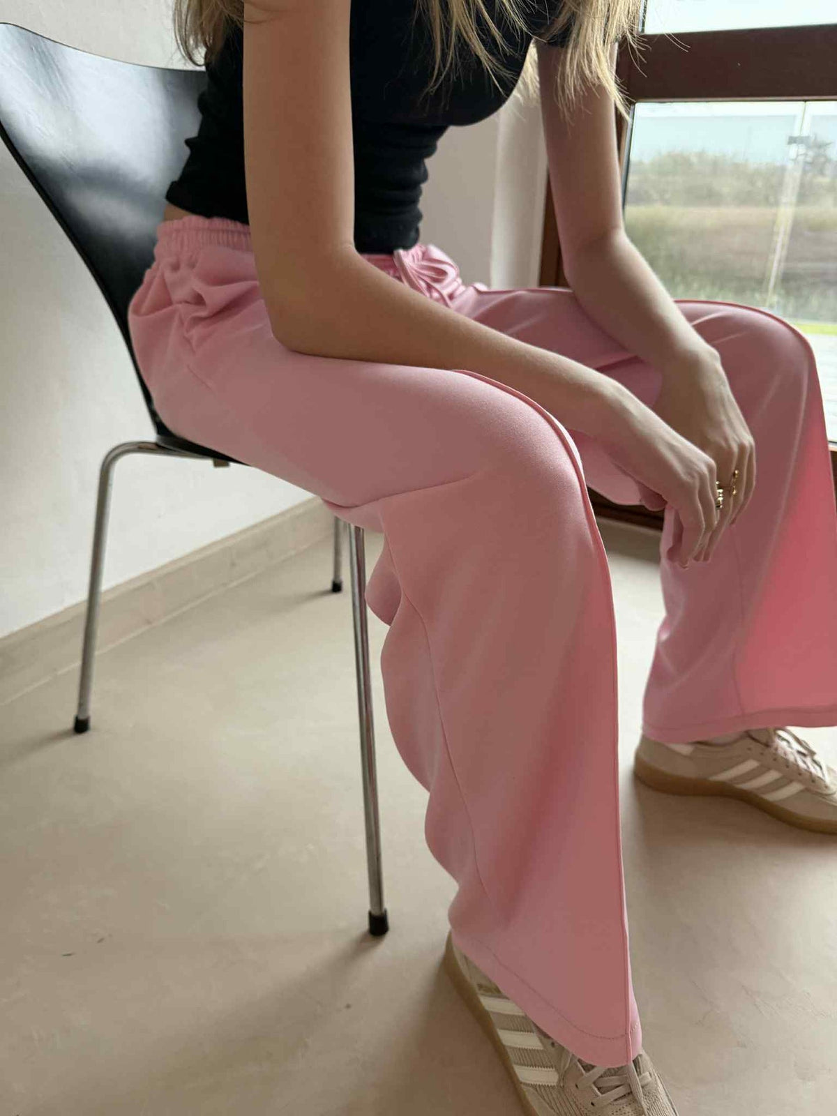 Pantalon Mathilda - rose bébé