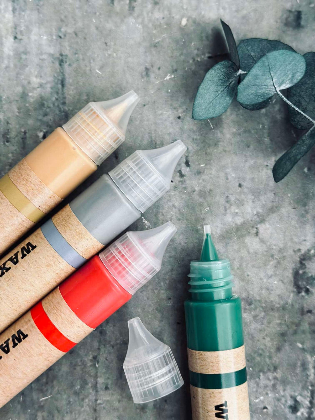 Feutres pour décoration sur bougies - Stylo cire