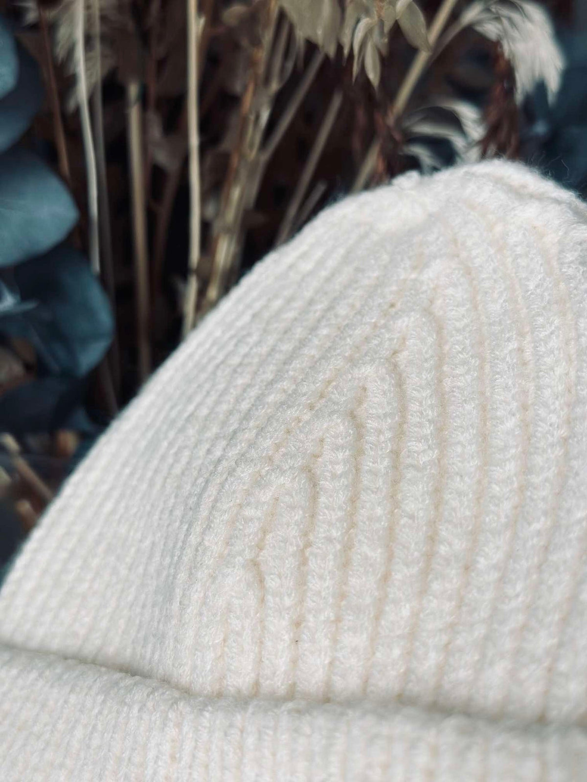 Hue Beanie blanc cassé