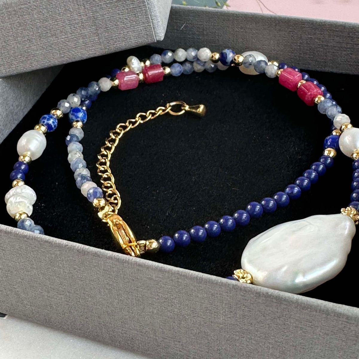Collier Annika avec perles d’eau douce