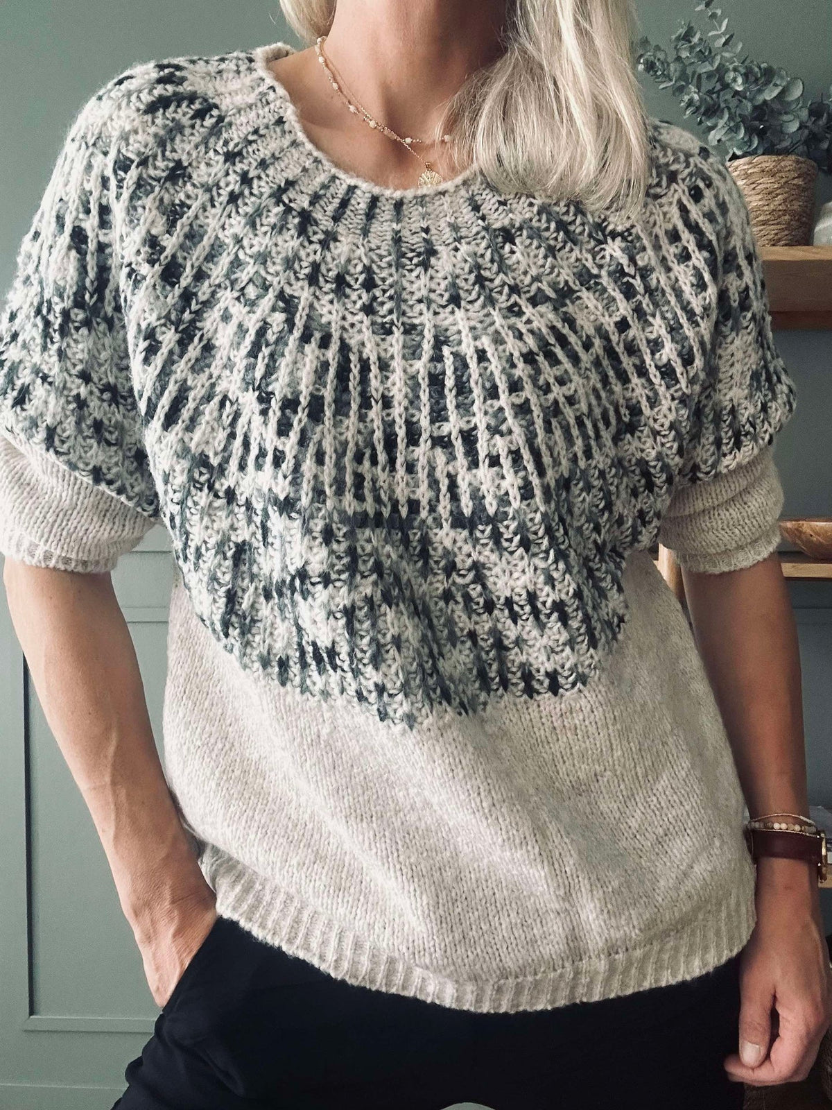 Pull en maille Lilia Grigio