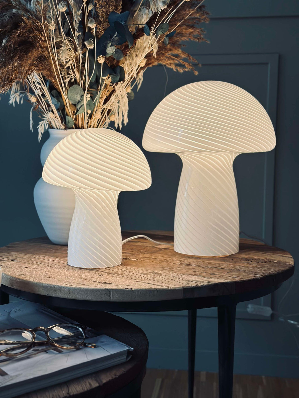 Mushroom Elsa - Blanc 24 cm