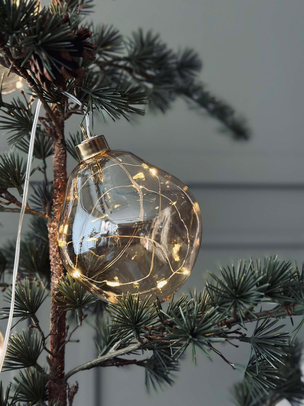 LED Lyskugler Golden - Lot de 3