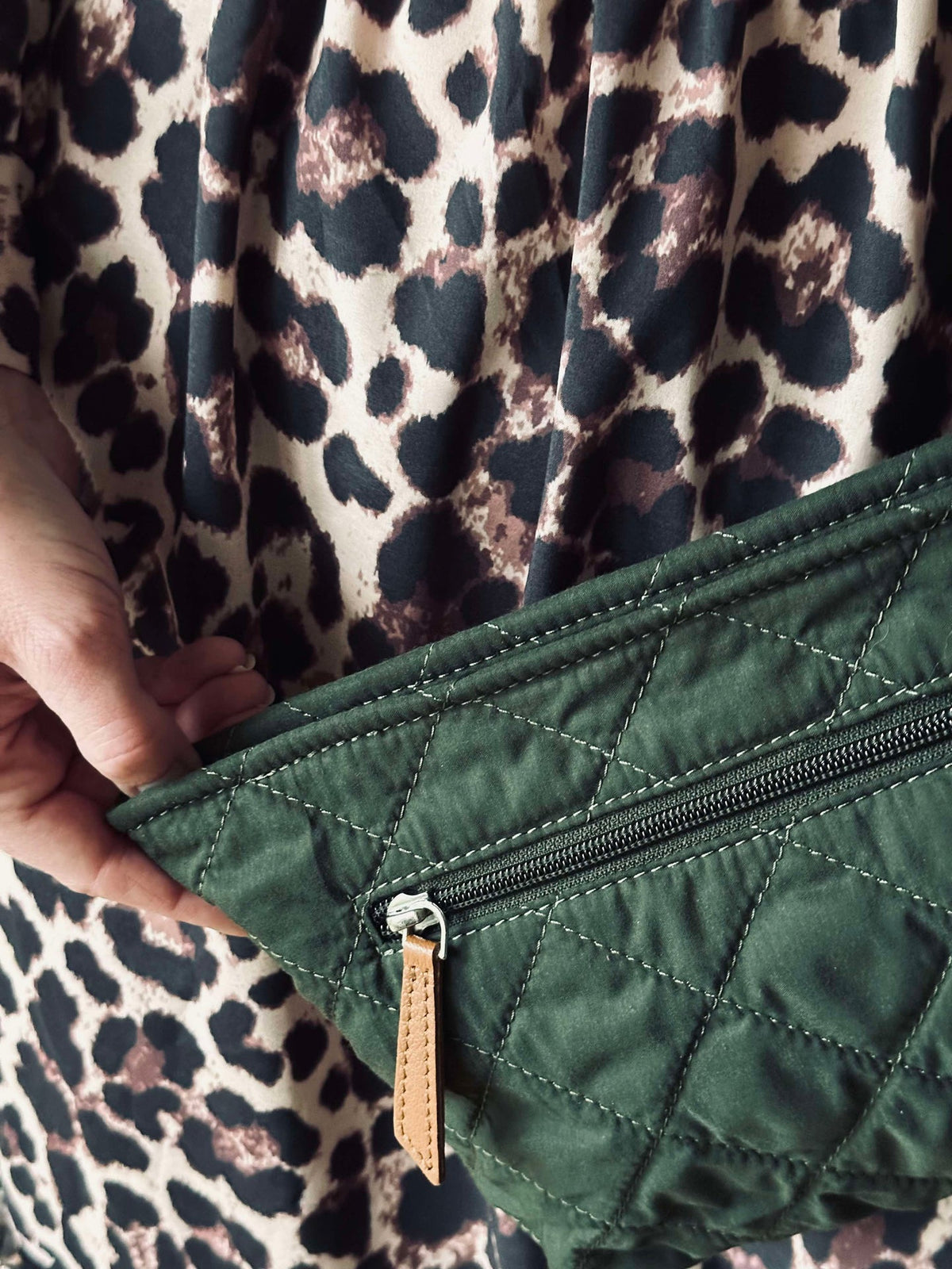 Trousse de toilette / pochette Vert