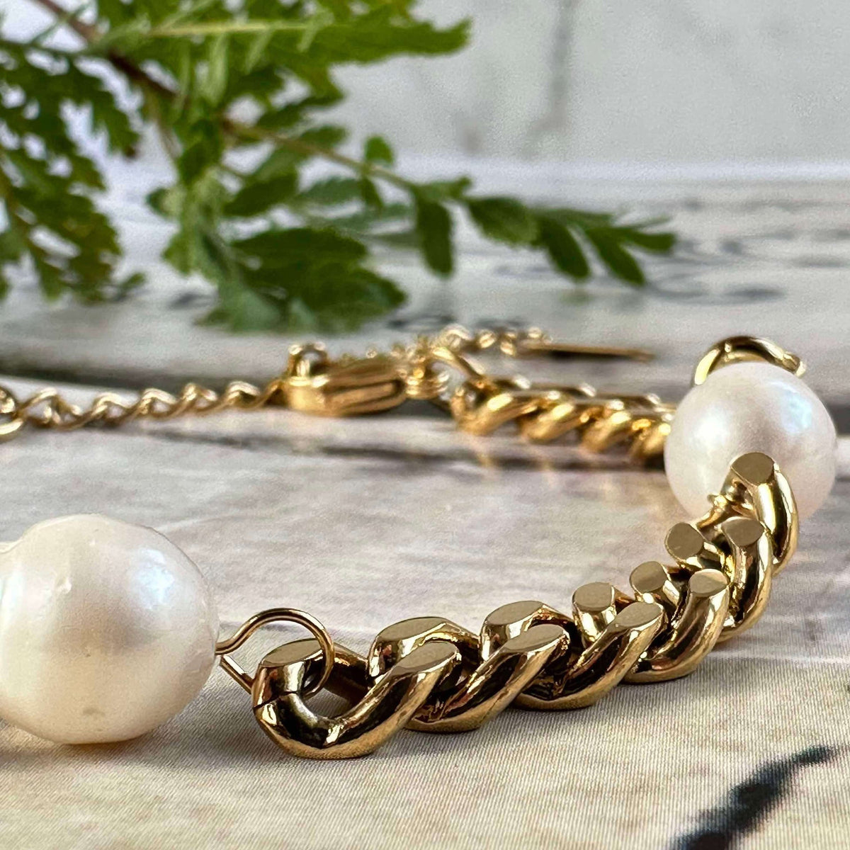 Bracelet Mary plaqué or - Résistant à l’eau