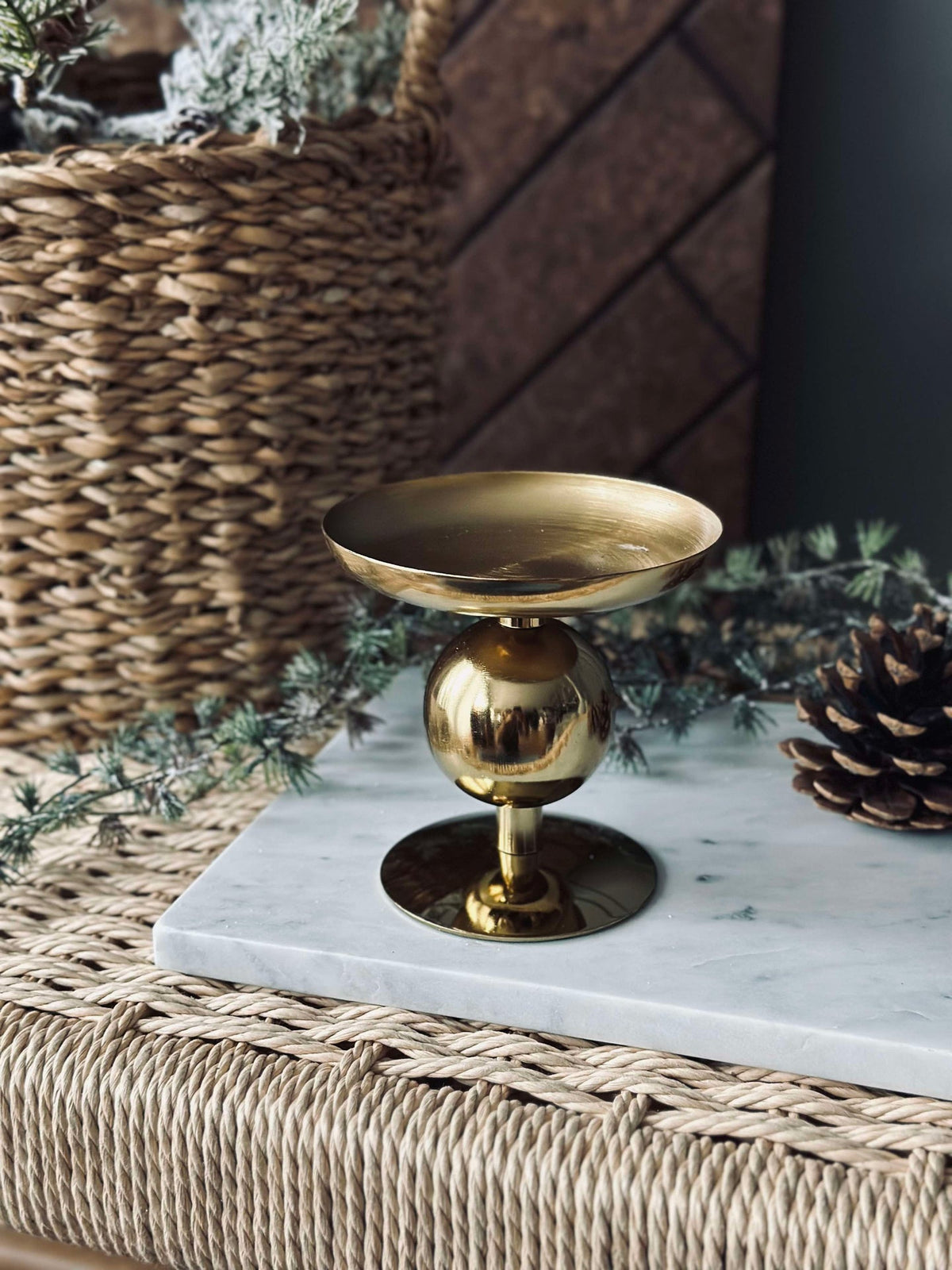 Bougeoir NOYA 10 cm - Gold