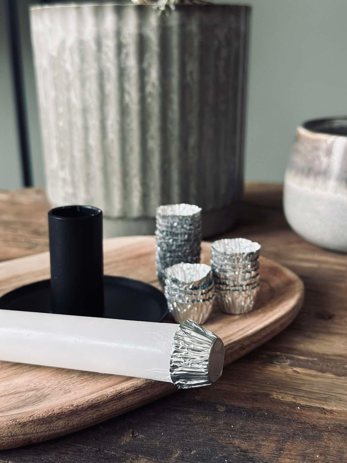 Manchons pour bougies en aluminium - 60 pièces