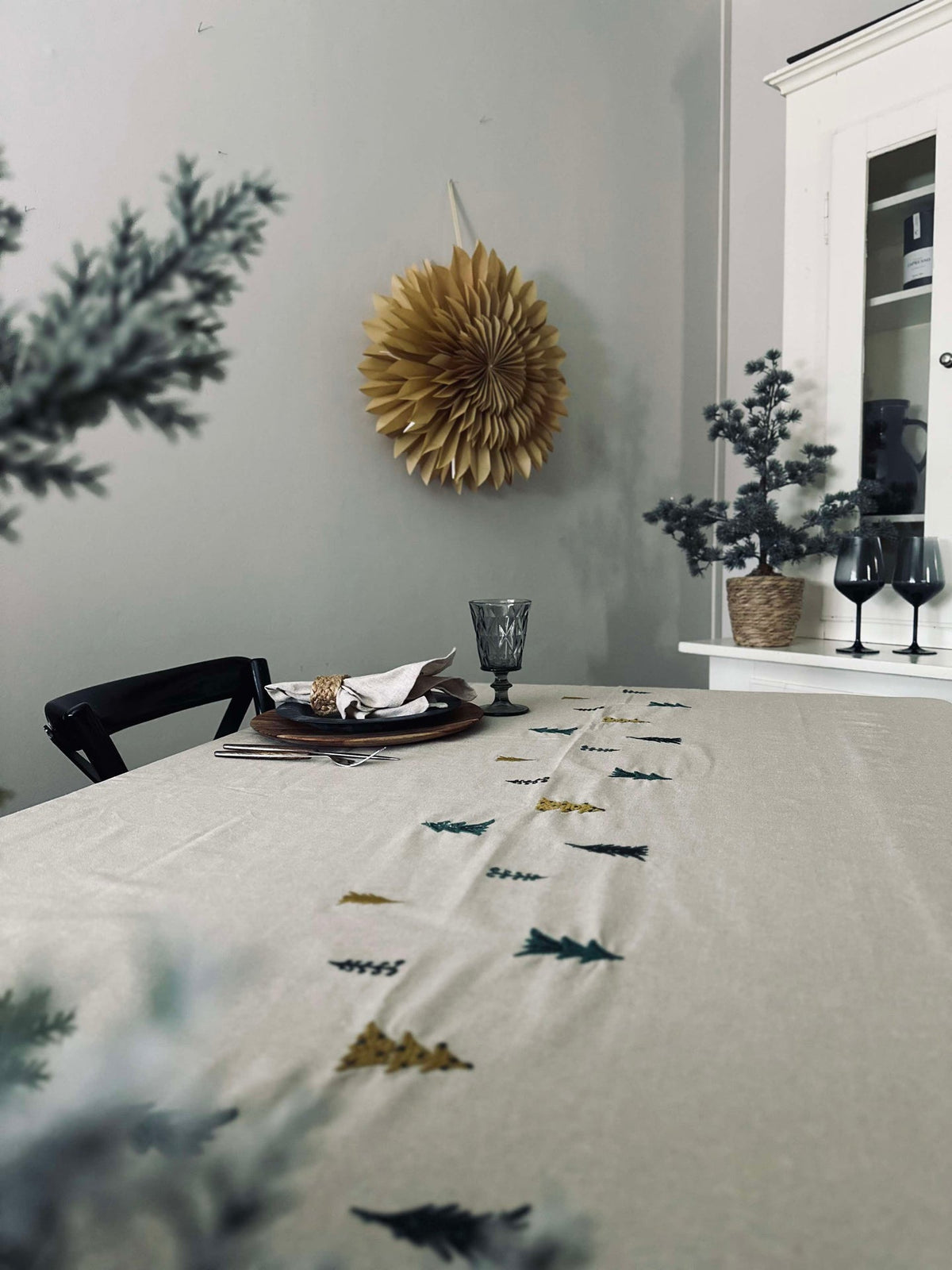 Nappe de Noël Coton - 140x220