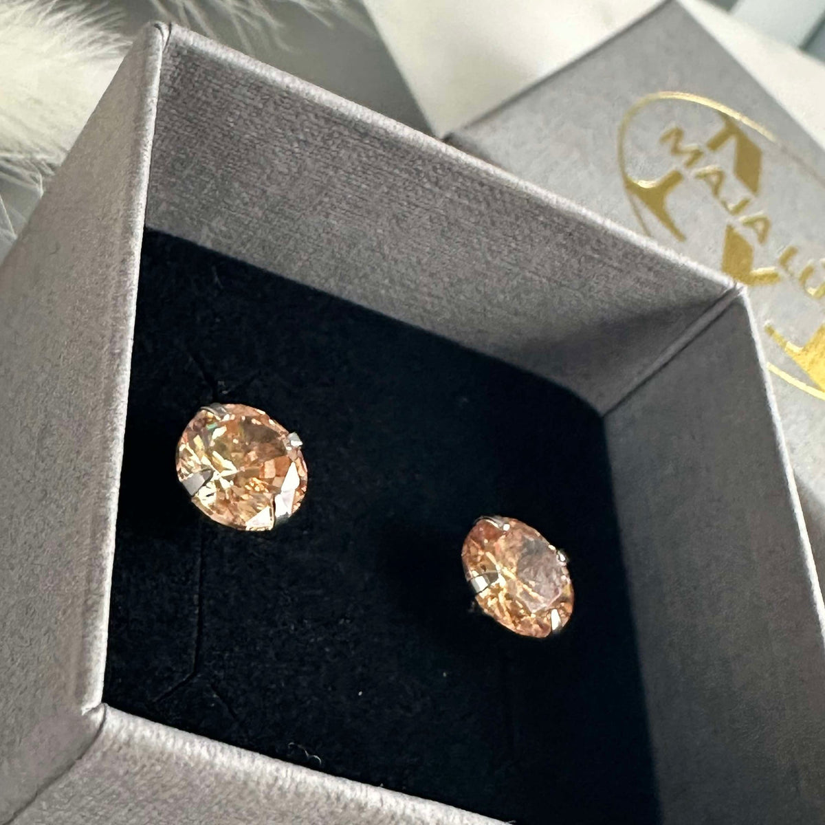 Puces d'oreilles Classic CHAMPAGNE