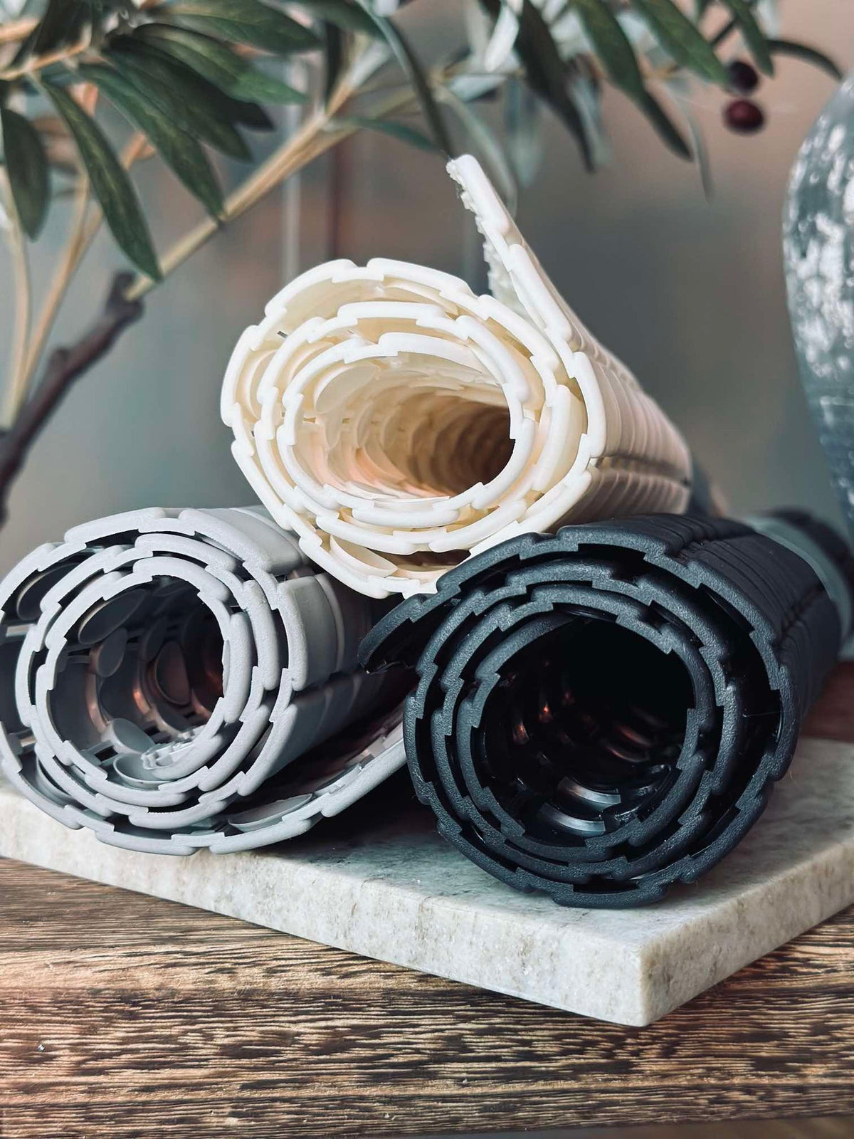 Tapis de bain à ventouses - Grey