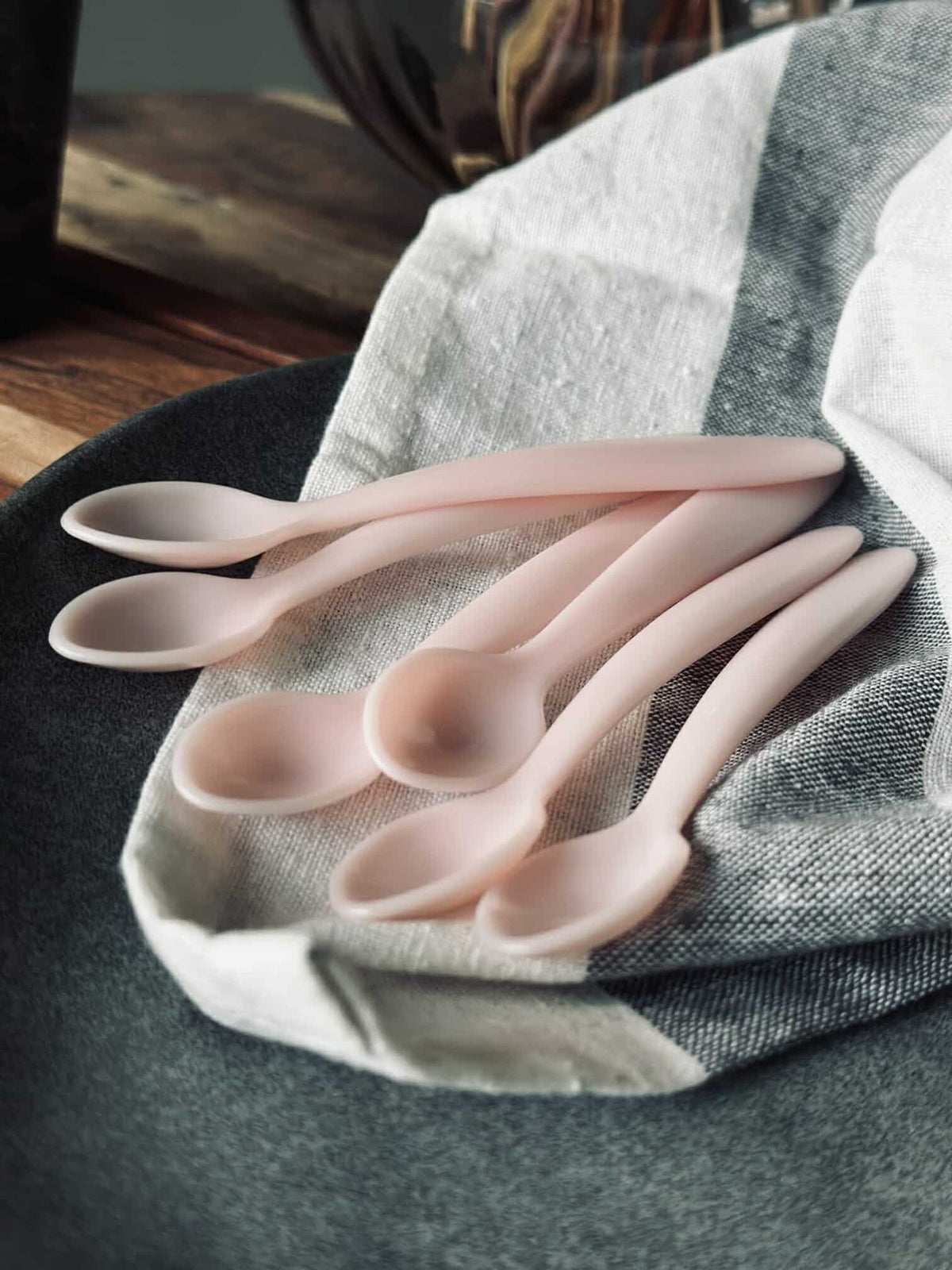 Cuillères pour bébé - Rose - 6 pcs.