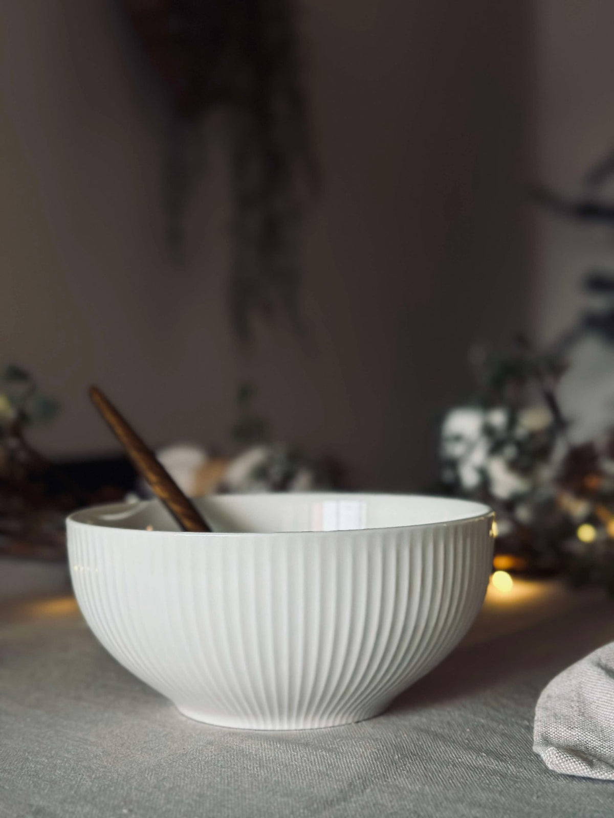 Bol Côtelé - Porcelaine