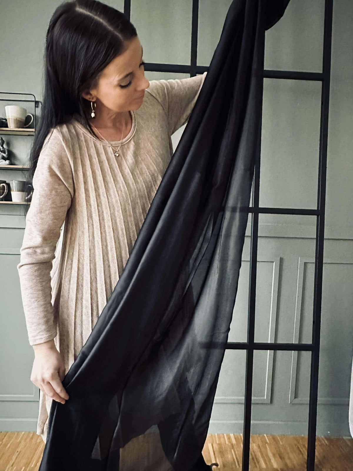 Foulard Silky Black