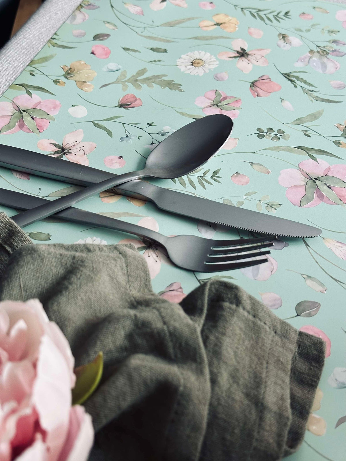 Set de table Flora - Dusty green