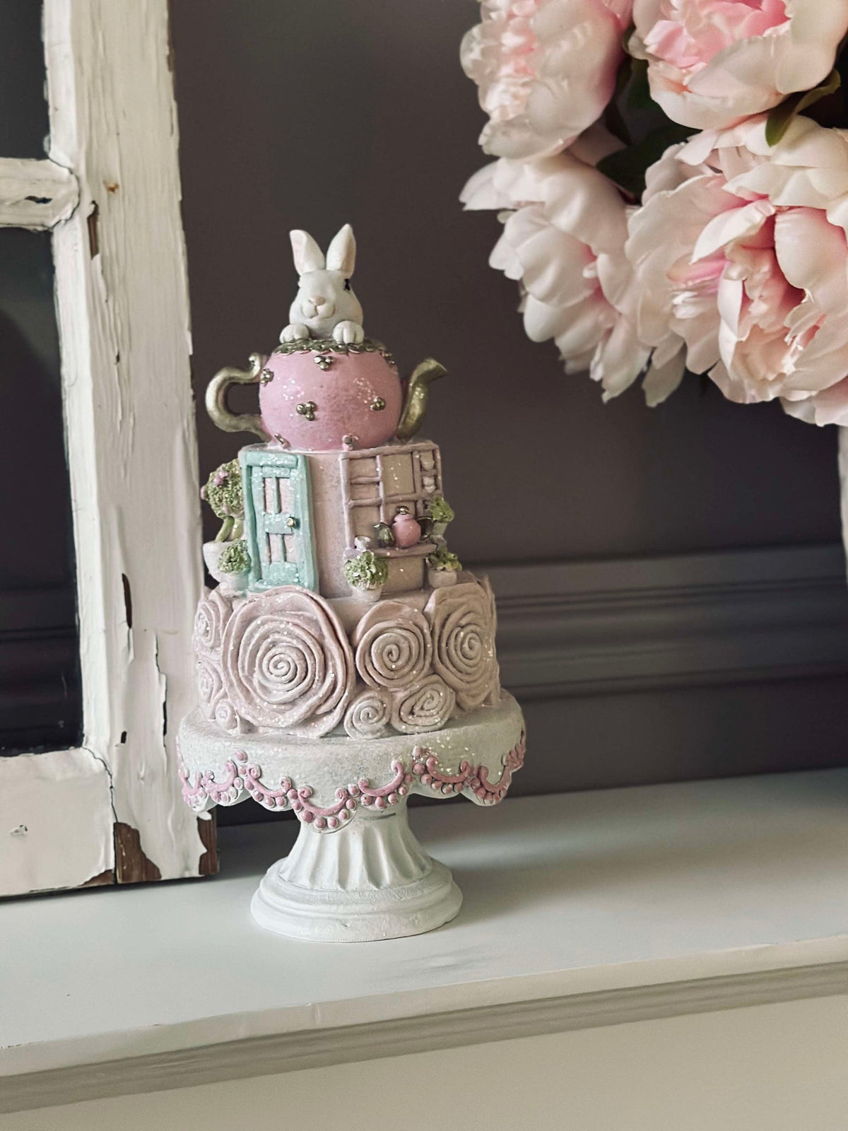 Gâteau avec lapin - Décoration de table