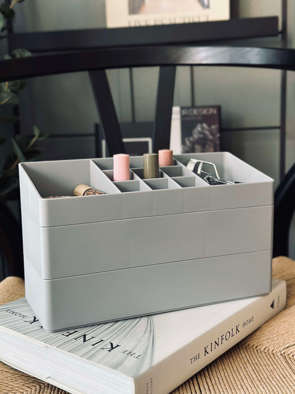 Organiseur à plusieurs niveaux - Gris