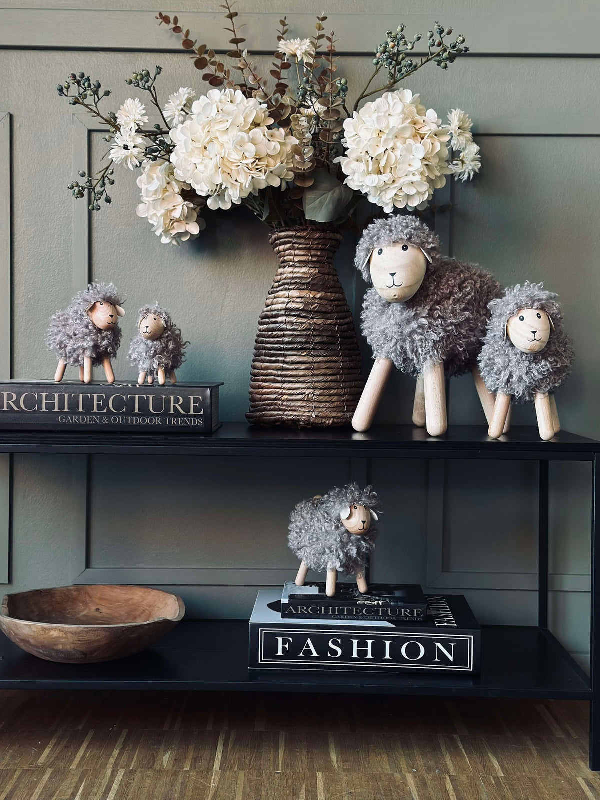 Mouton à poils longs - Gris XL