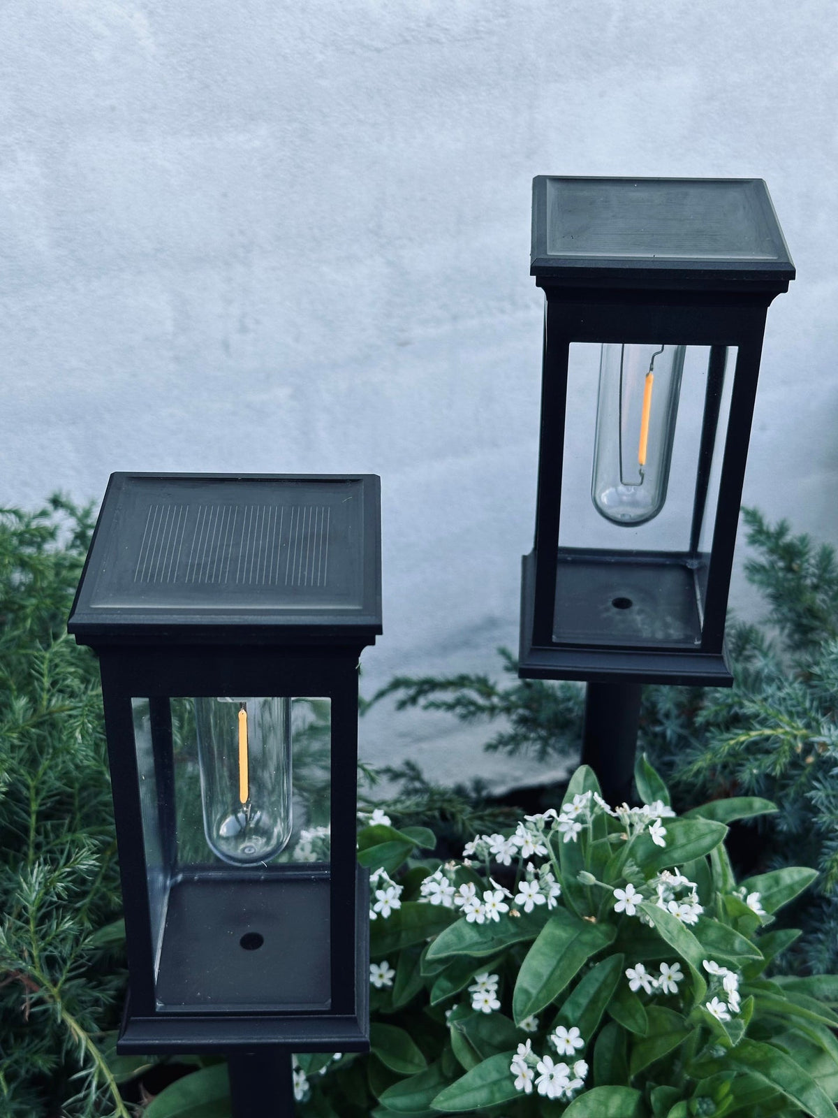 Lampe de jardin MIRA à énergie solaire – Lot de 2 pièces