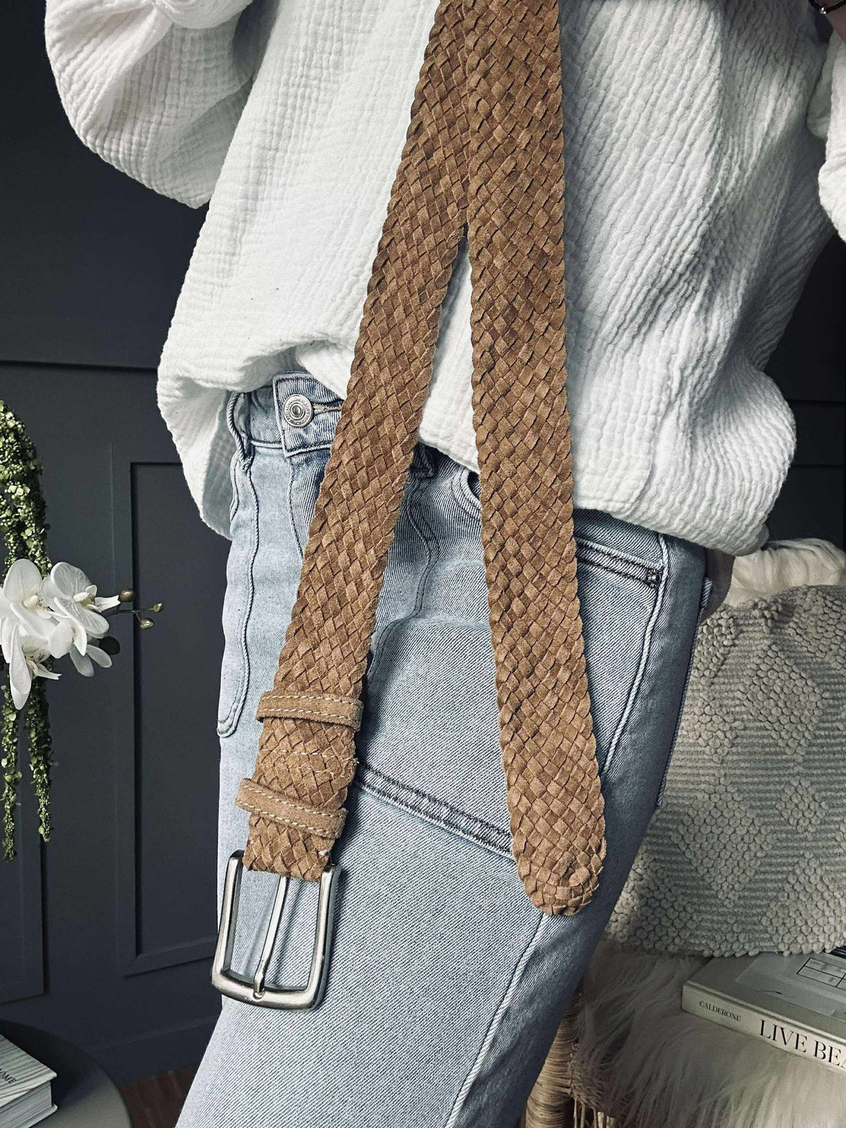 Ceinture en daim - Mud