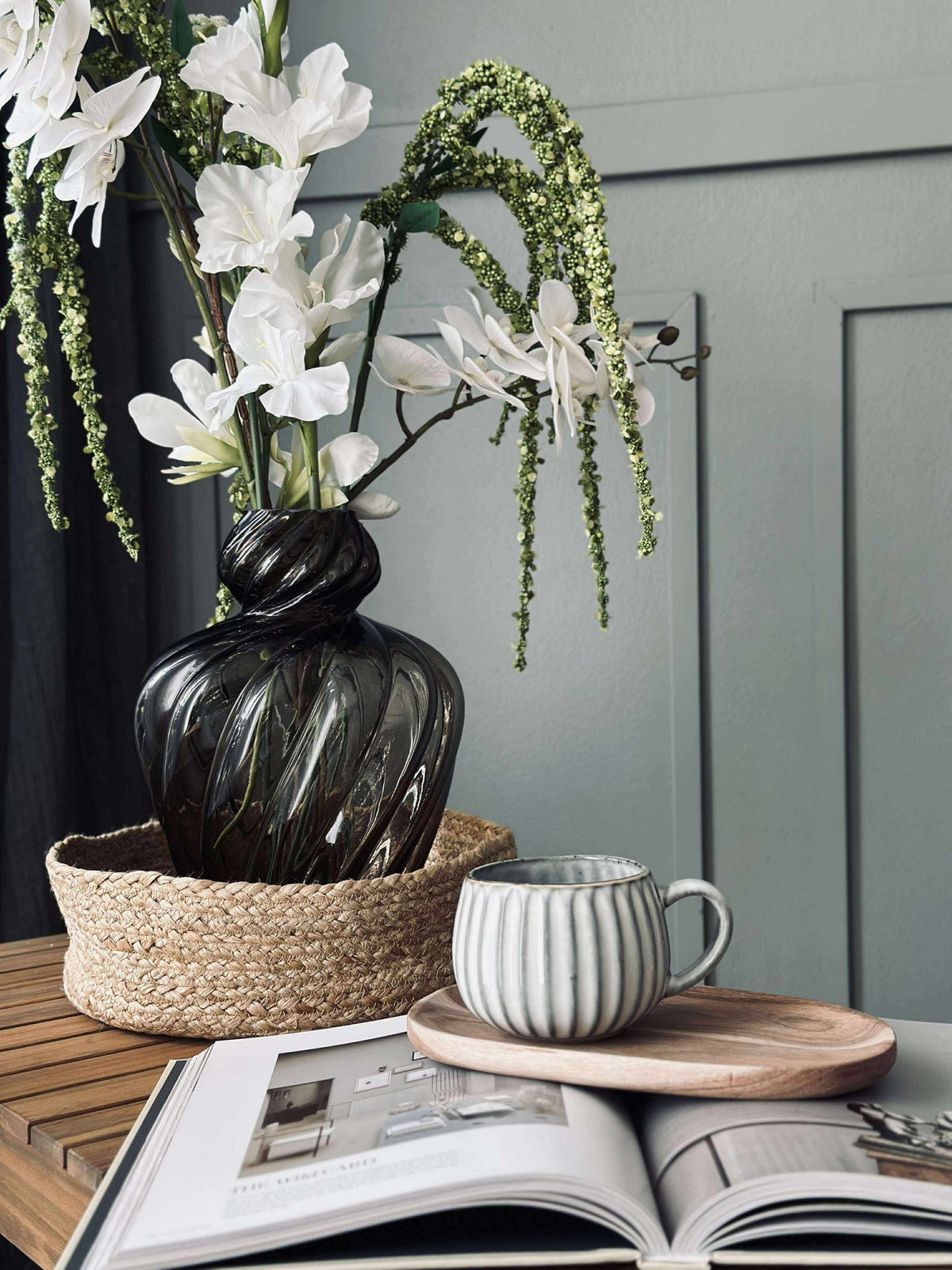 Panier rond - Jute