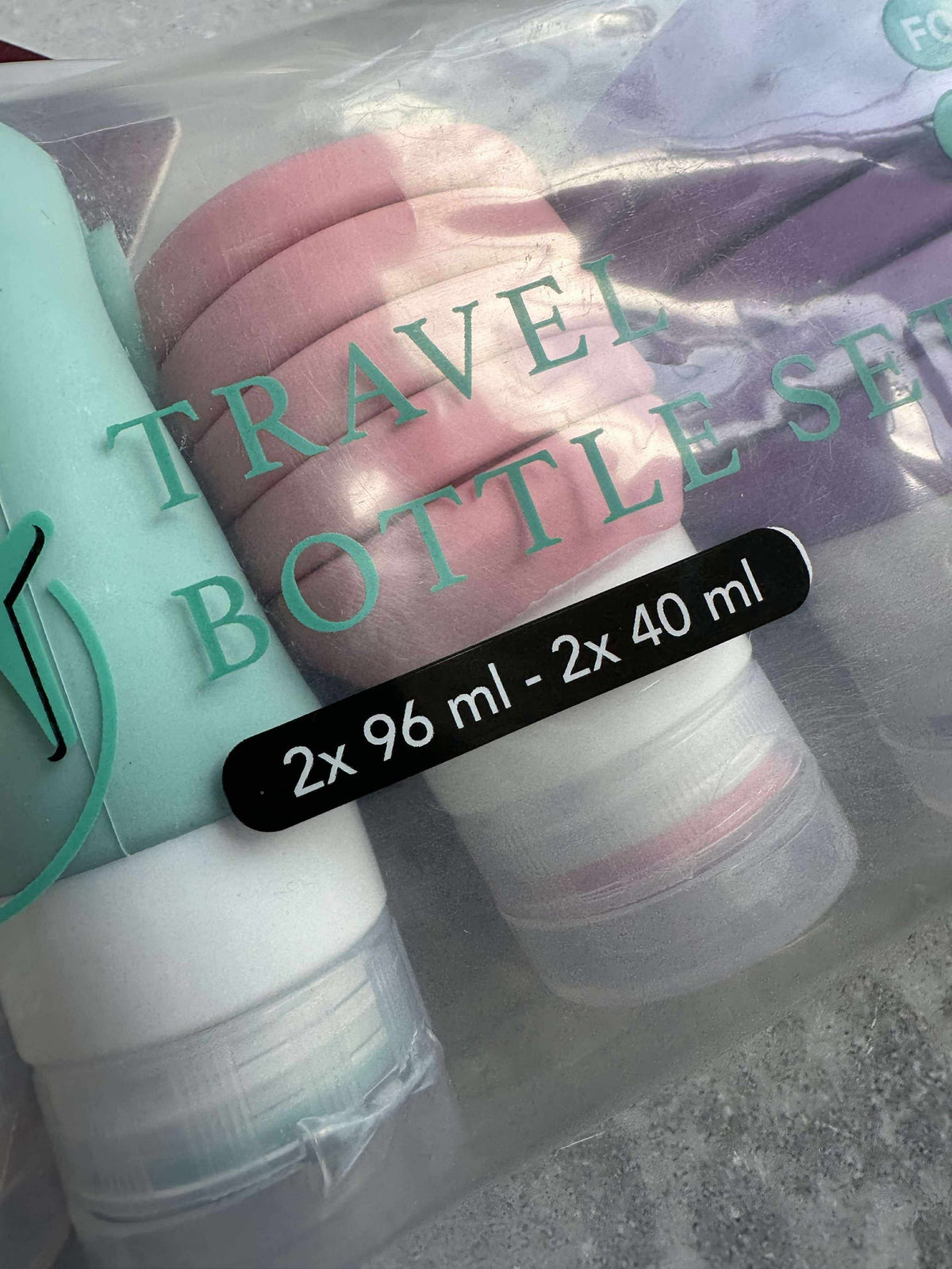 Kit de voyage – lot de rangement de 5 pièces