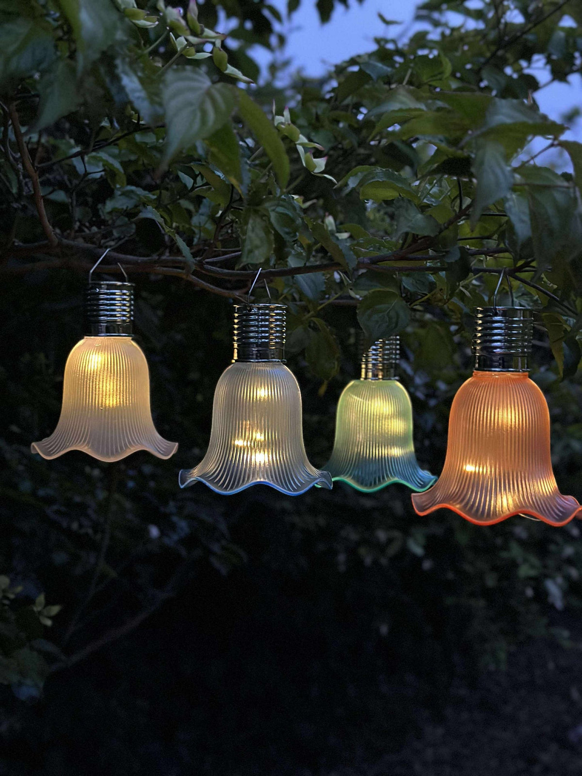 Suspension flower solaire - White