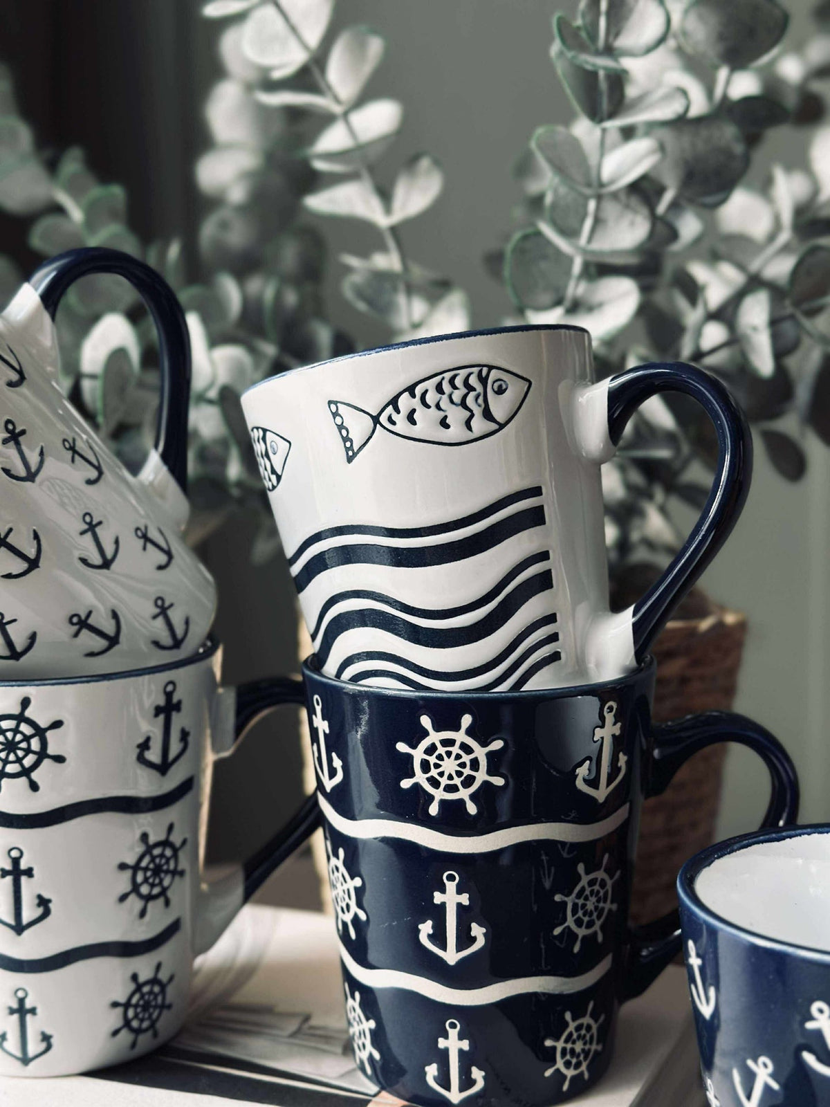 Tasse en grès – Maritime MIX