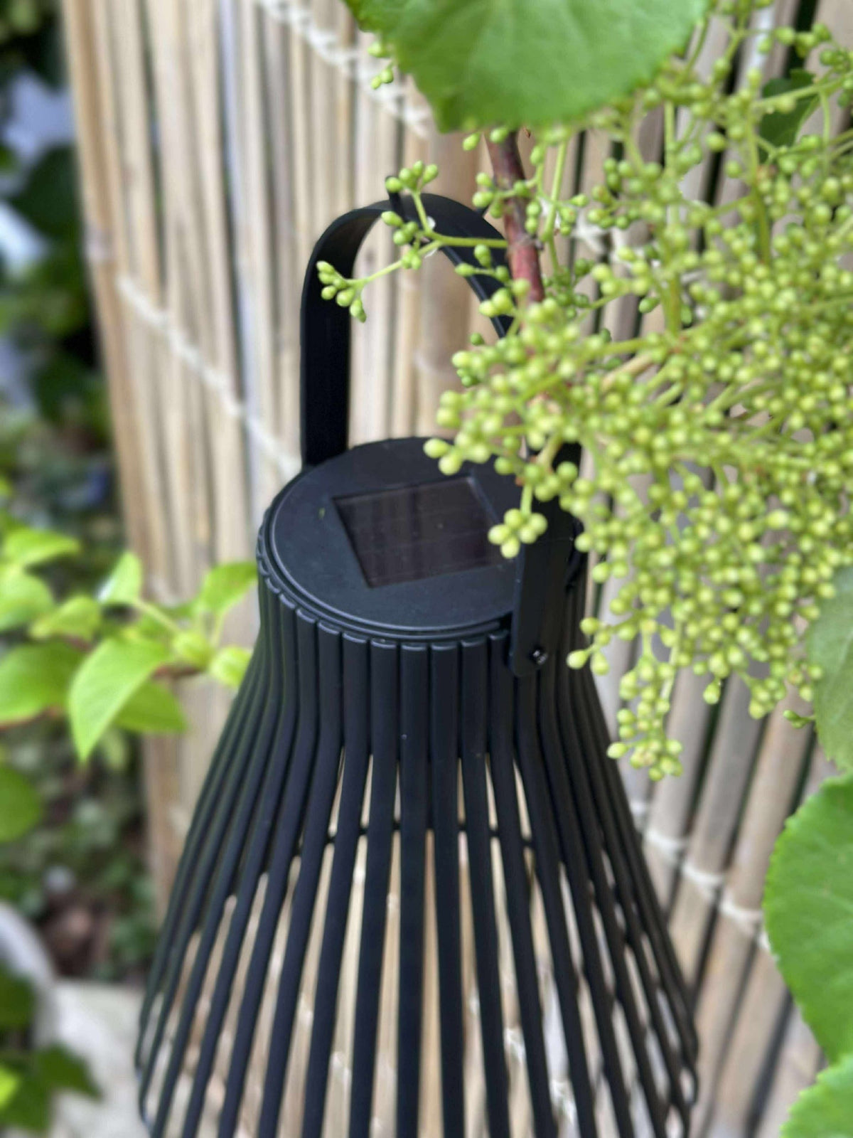 Lanterne solaire - GARDEN BLACK 24cm
