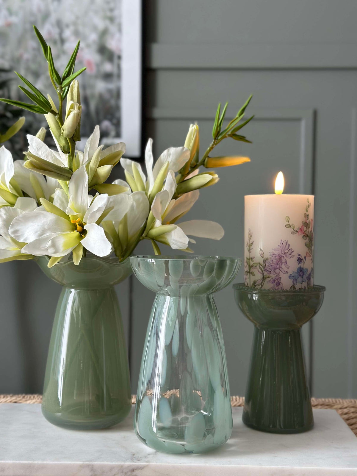Vase à jacinthes Milla - Vert