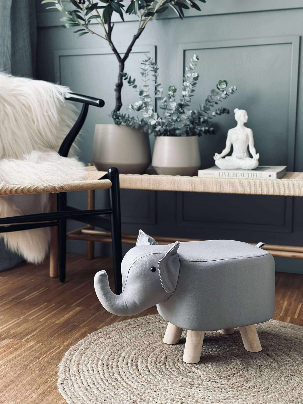 Tabouret enfant éléphant
