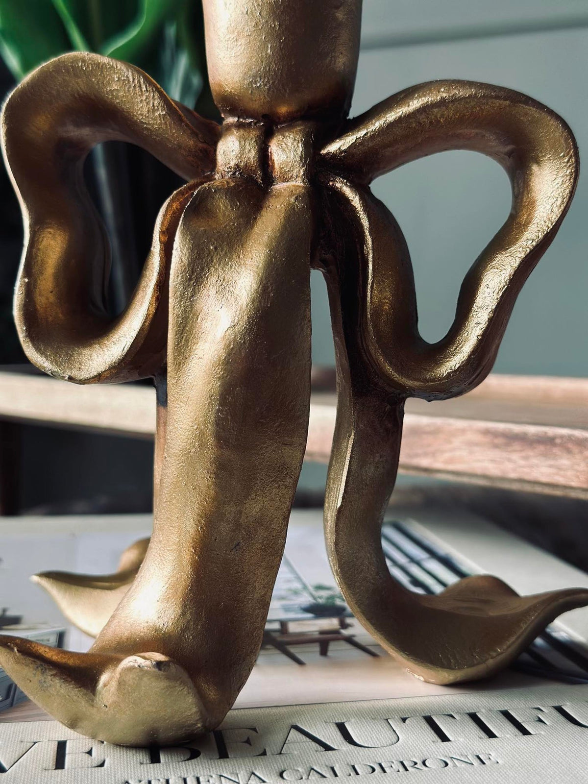 Bougeoir Golden butterfly