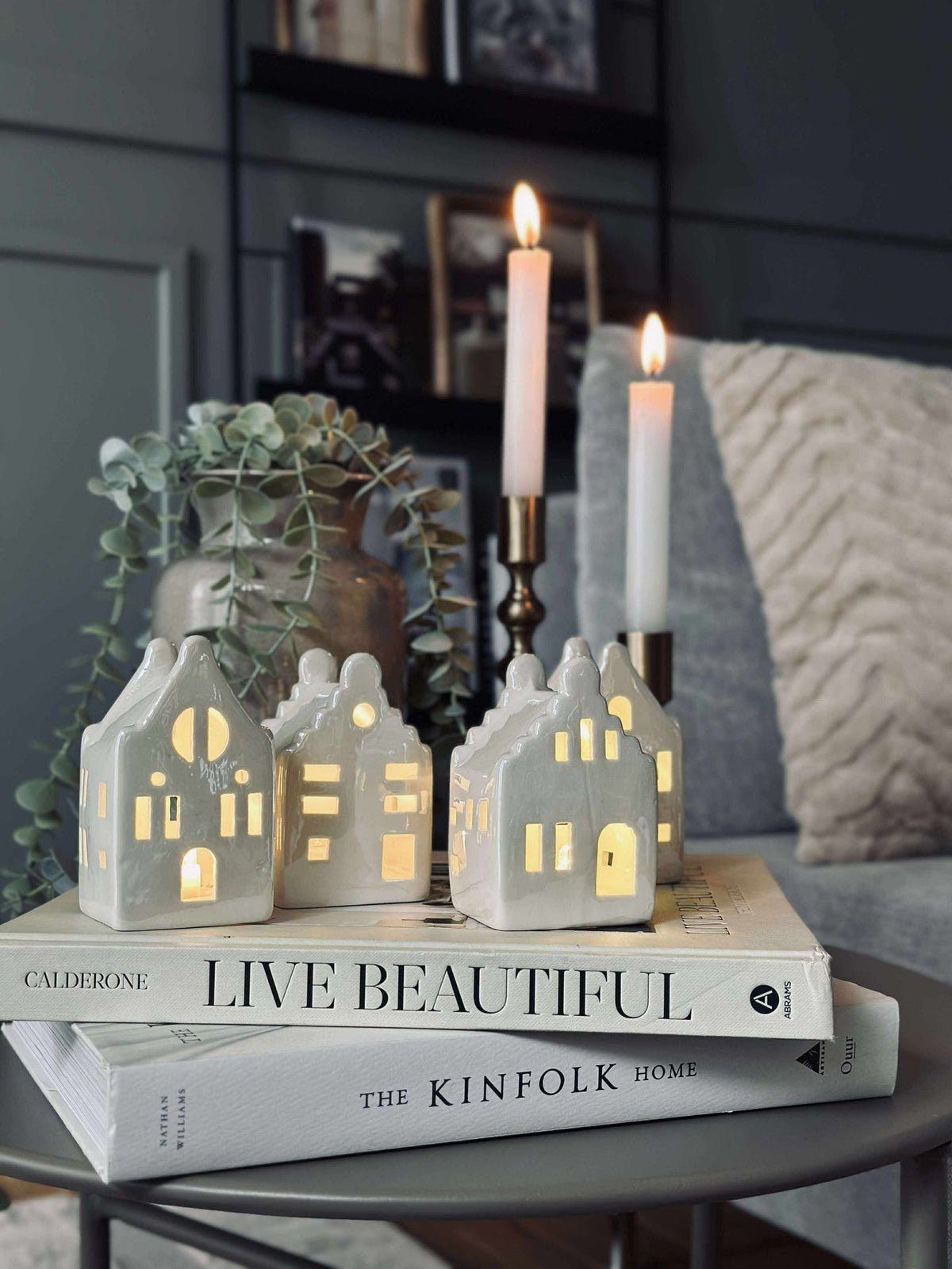 Maison lumineuse avec LED - WHITE MIX
