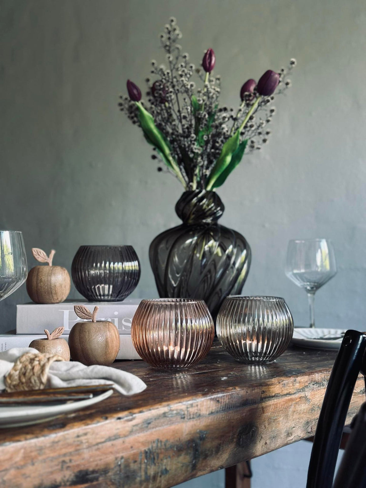 Photophore pour bougie chauffe-plat - COLOR MIX