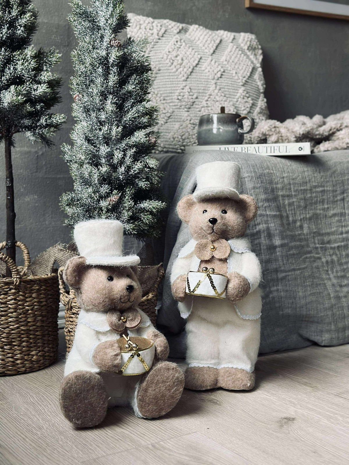 Peluche de Noël - Assise