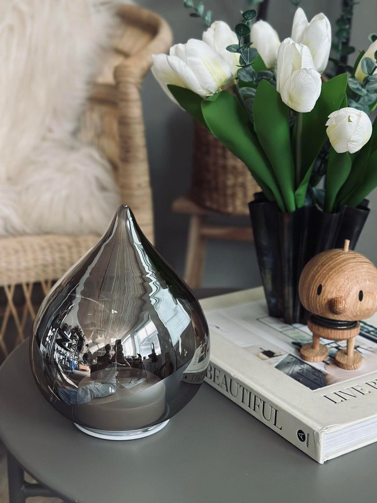 Lampe LED Drop - 19 cm
