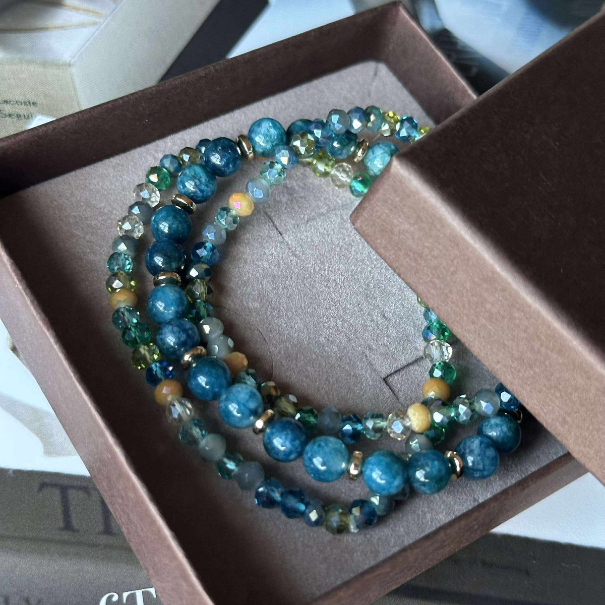 Bracelet Luna Sea Green – Lot de 3 pièces