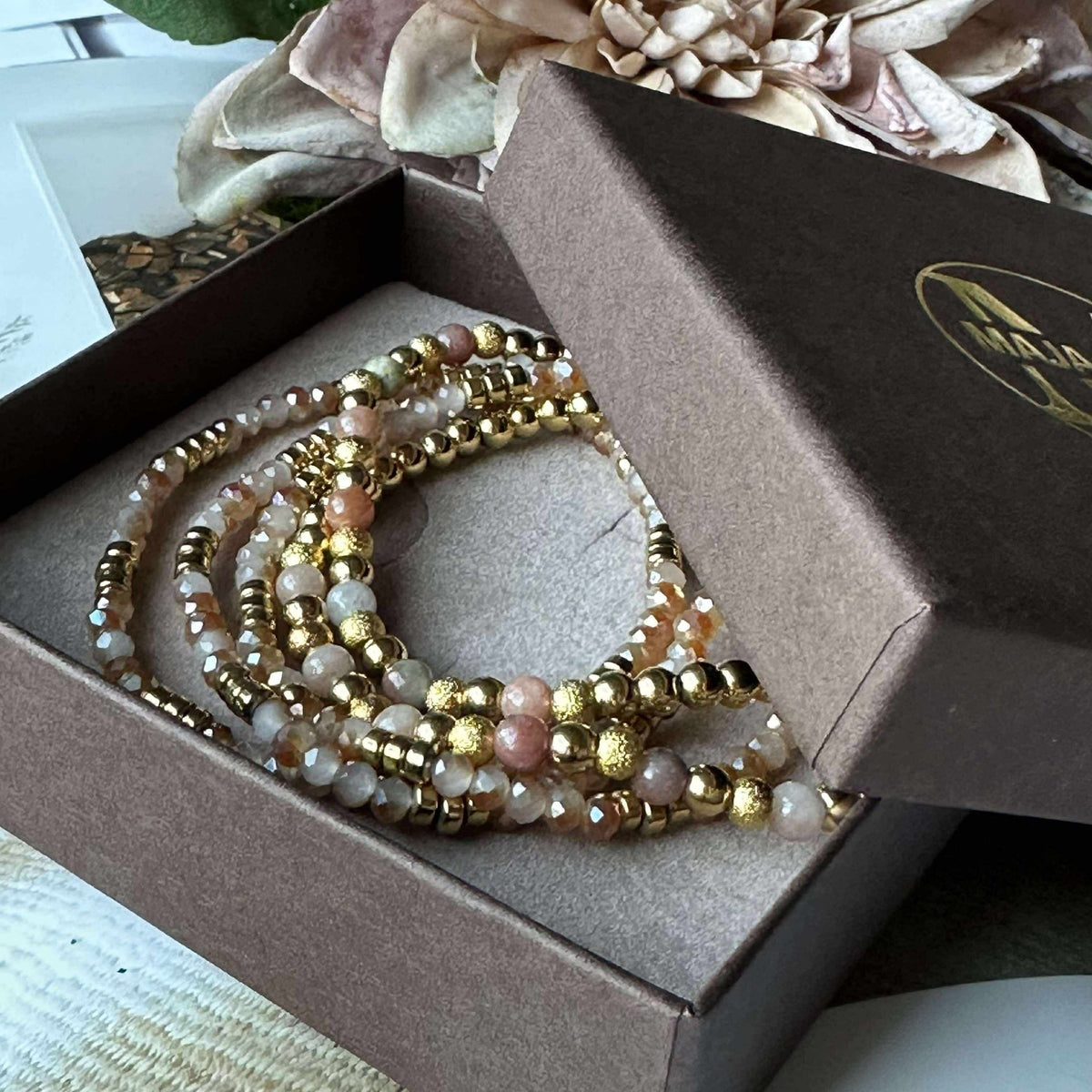Bracelet Ofelia Nature - Ensemble de 5 bracelets