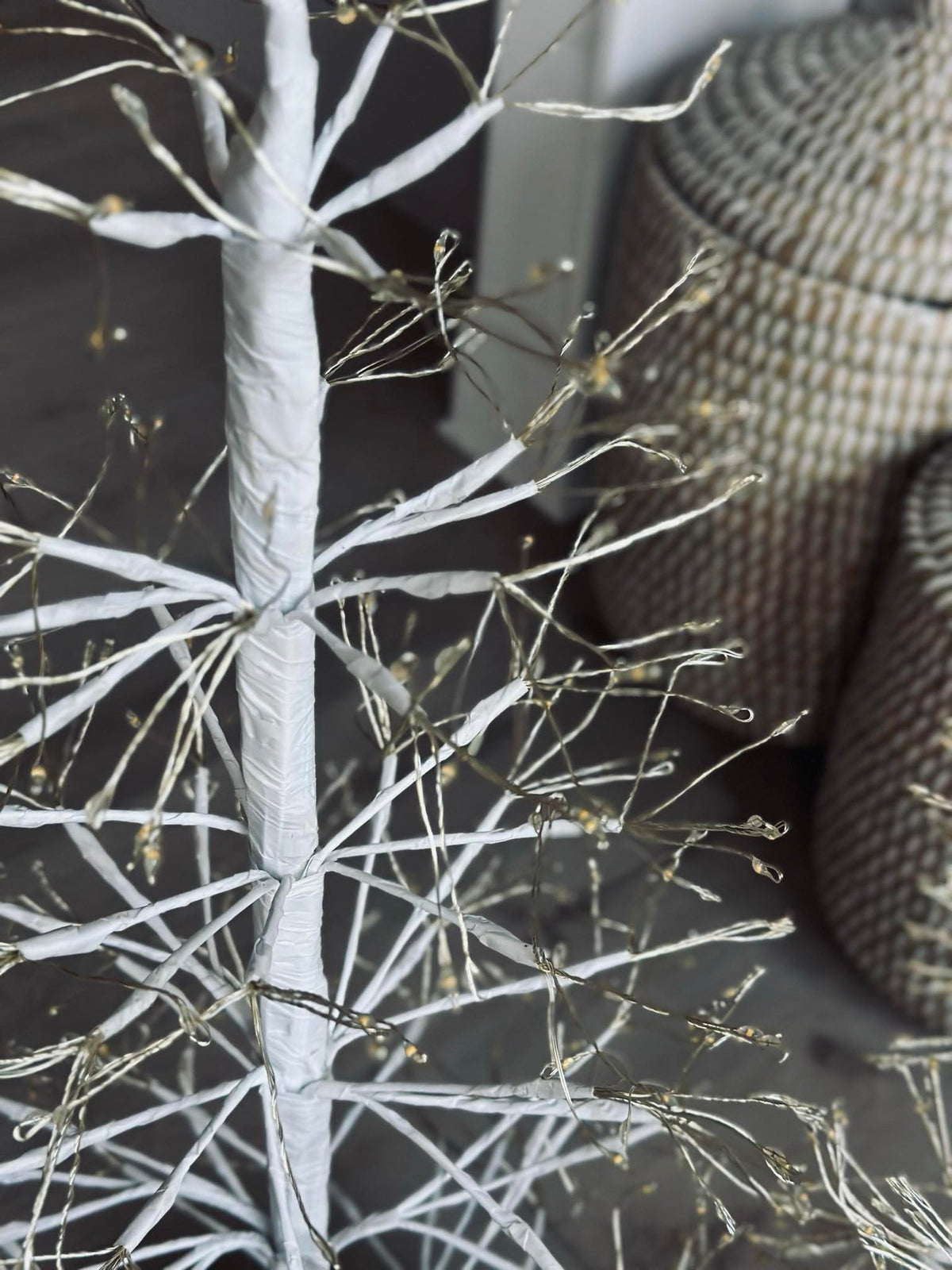 Sapin de Noël avec 1600 LED - Blanc