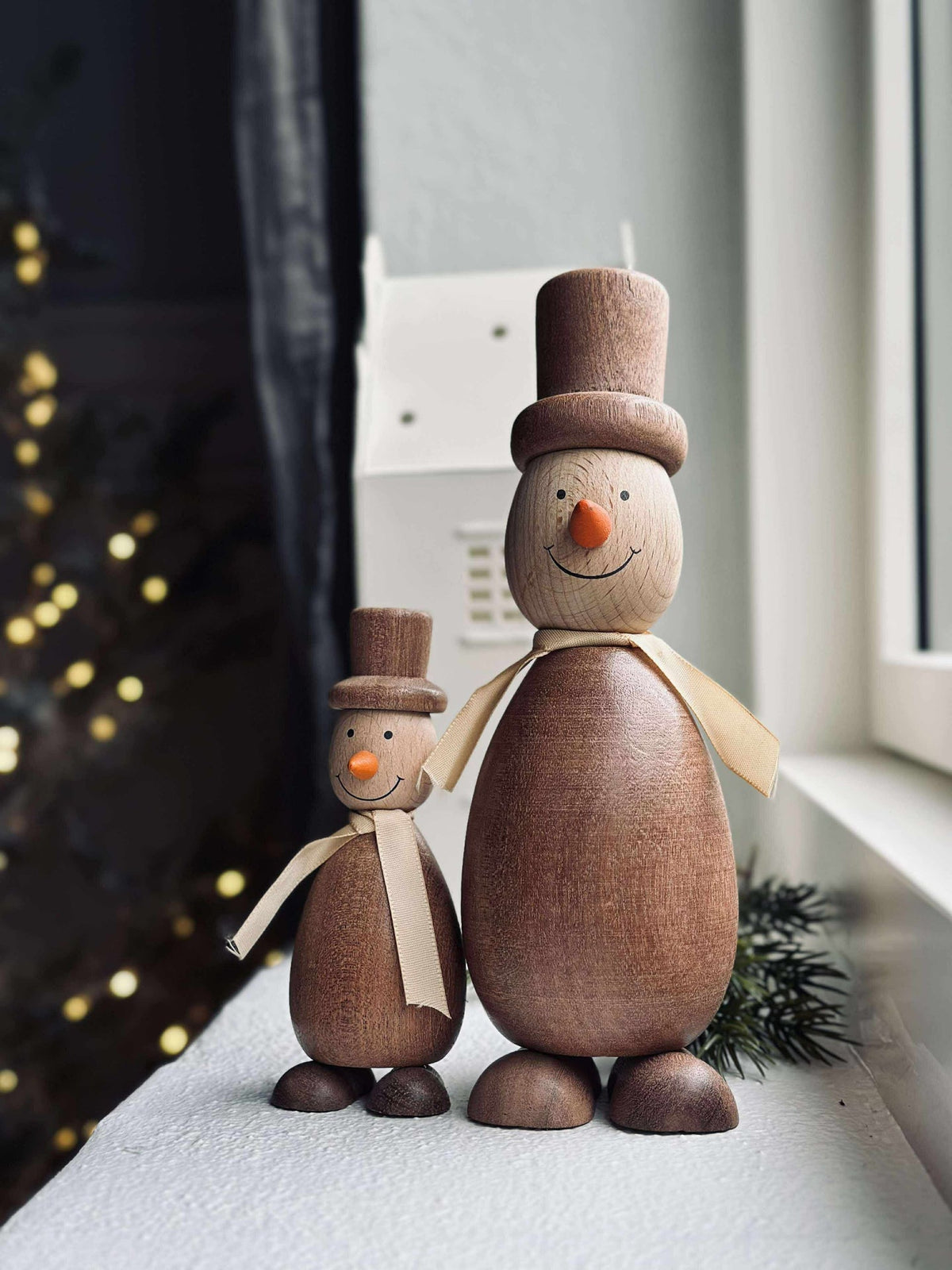 Bonhomme de neige - wood