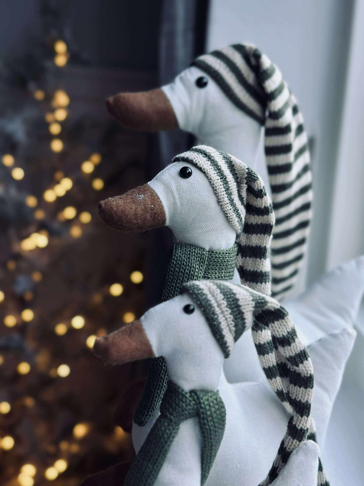 Canard de Noël avec bonnet vert - Mini
