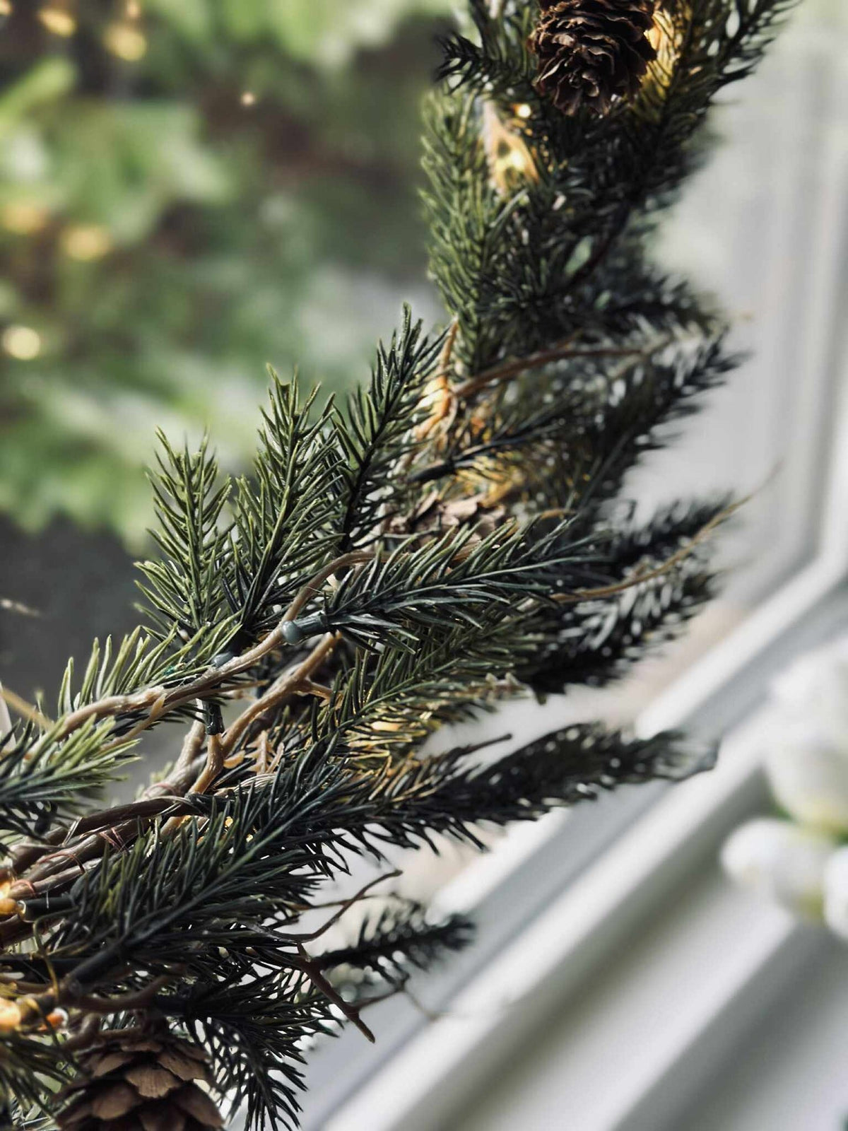 Couronne de Noël lumineuse - Sans neige