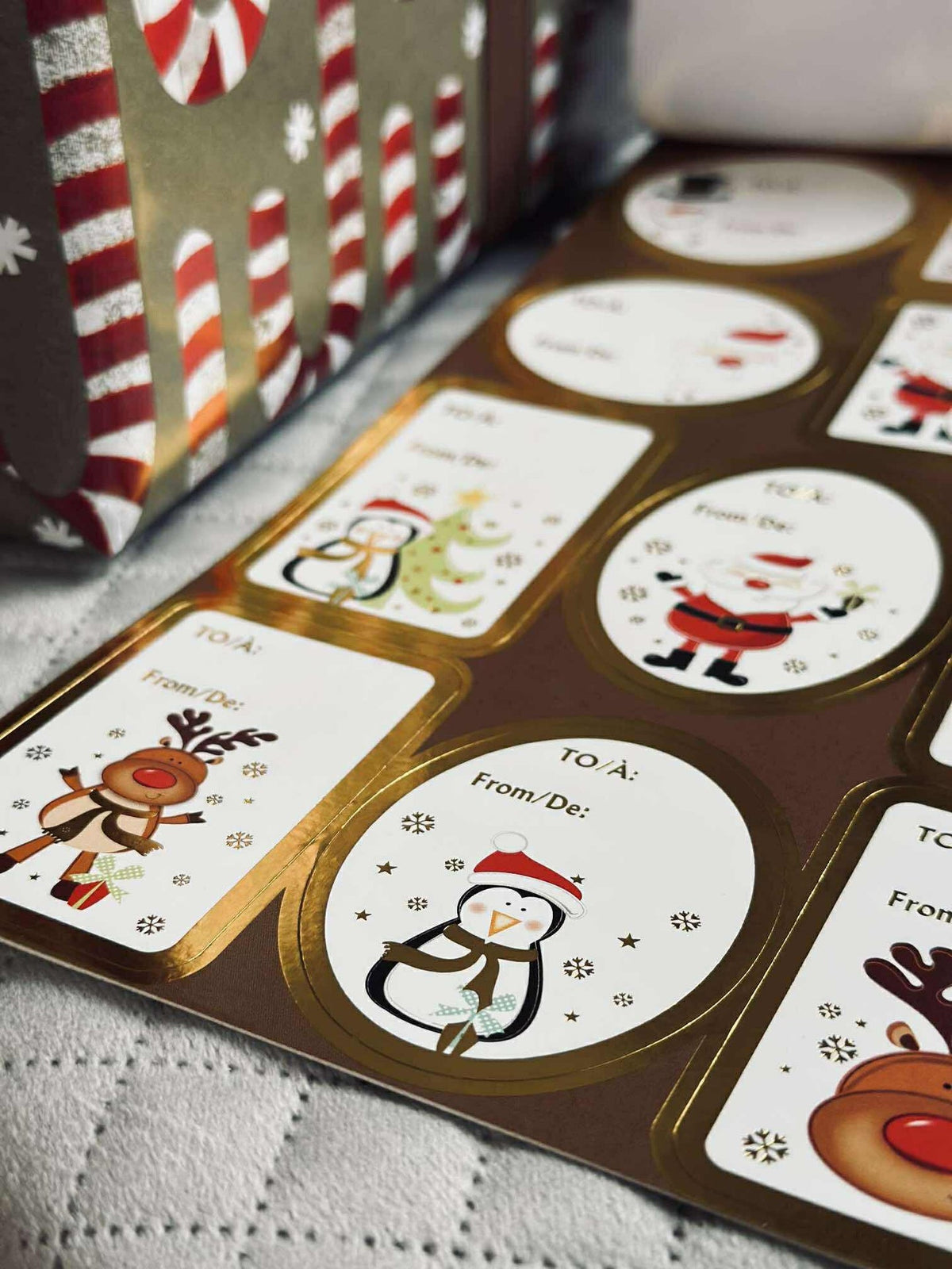 Étiquettes cadeau MIX