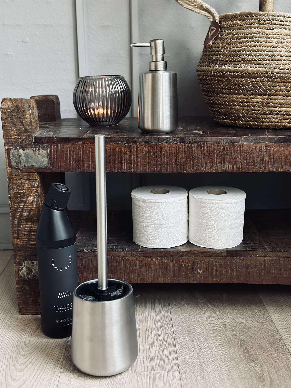Brosse WC - Acier inoxydable