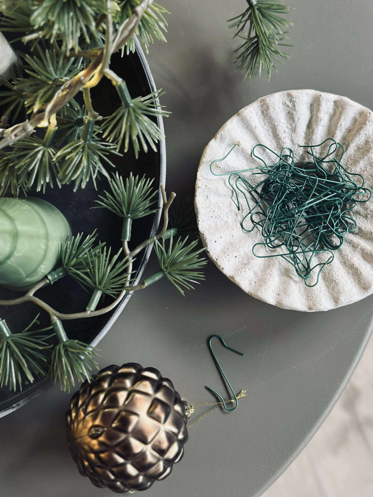 Crochet pour suspendre les décorations de Noël - 50 pcs