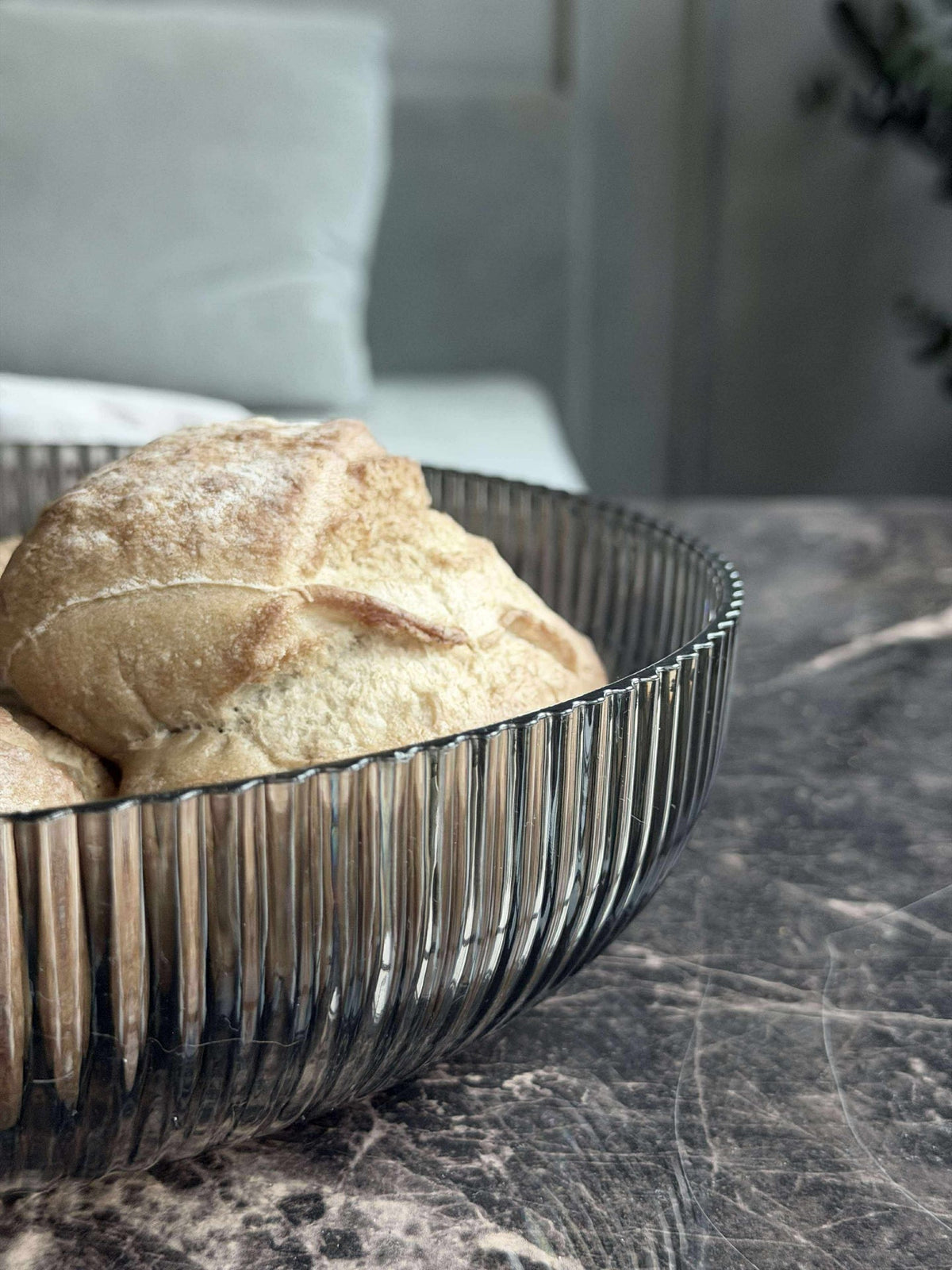 Plateau pour déco ou aliments - Gris