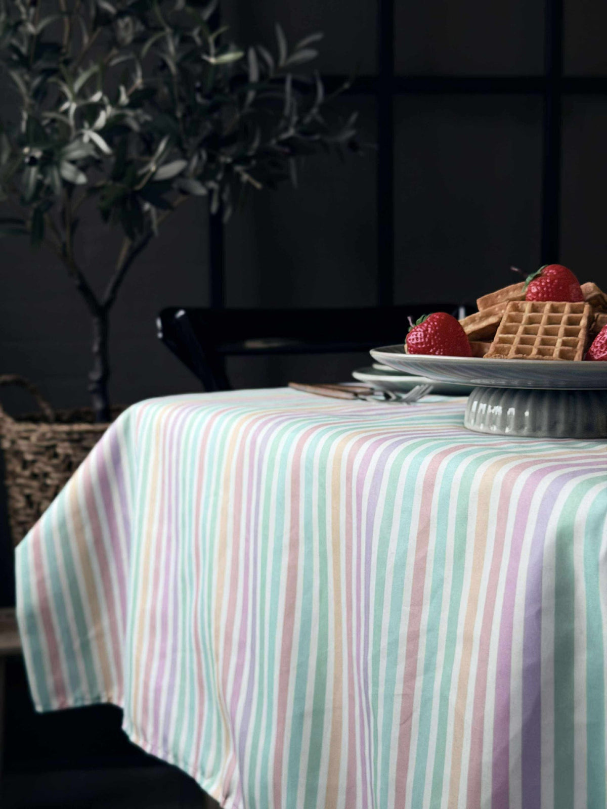Nappe - Rayure pastel