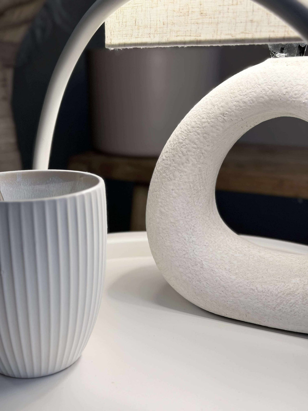 Lampe de table STONEWARE - Naturel clair