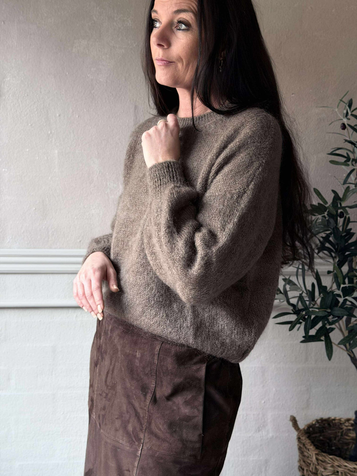 Maille LUX Mohair - Taupe