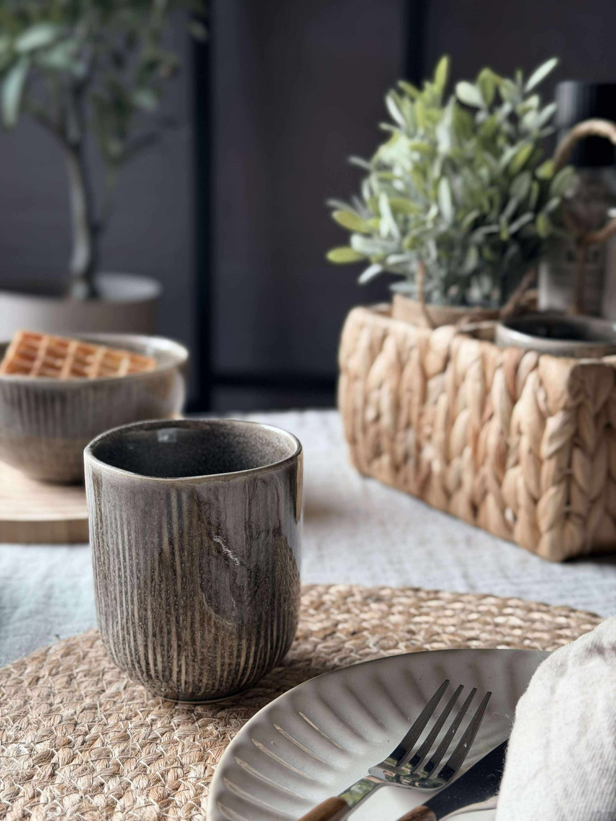 Mug Lydia céramique - Set de 4 pièces
